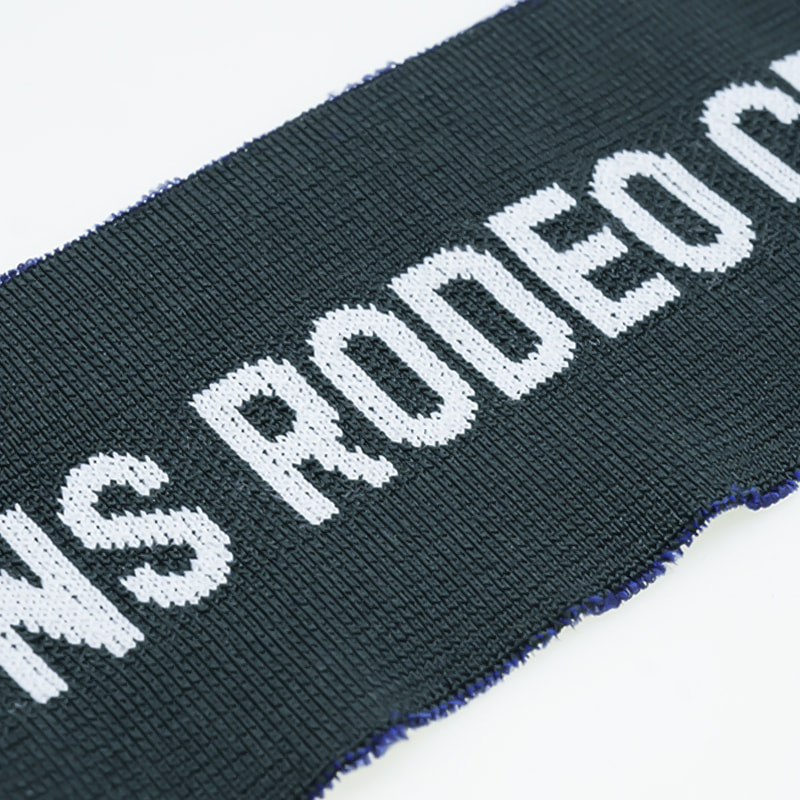 Thời trang Polyester Spandex Letter Jacquard Rib Quần áo vải