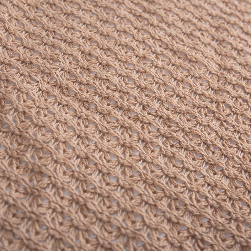 Vải quần áo thun dệt kim rỗng sườn Jacquard